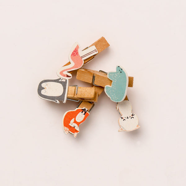 Wooden Clips, Animal